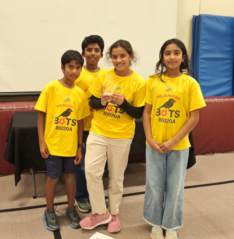 Bunting Bots at Indian Peaks Elementary