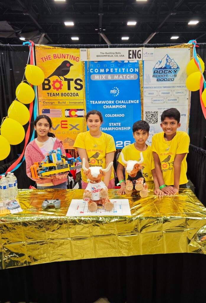 The Bunting Bots at VEX IQ Worlds 2026 in St. Louis